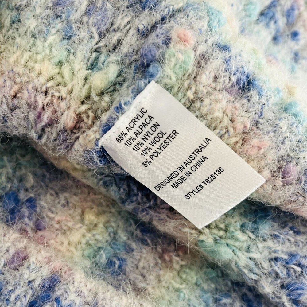 Tigerlily Womens Knit Jumper Acrylic Alpaca Wool Pastel Oversize Size XXS - XS - Picture 7 of 7